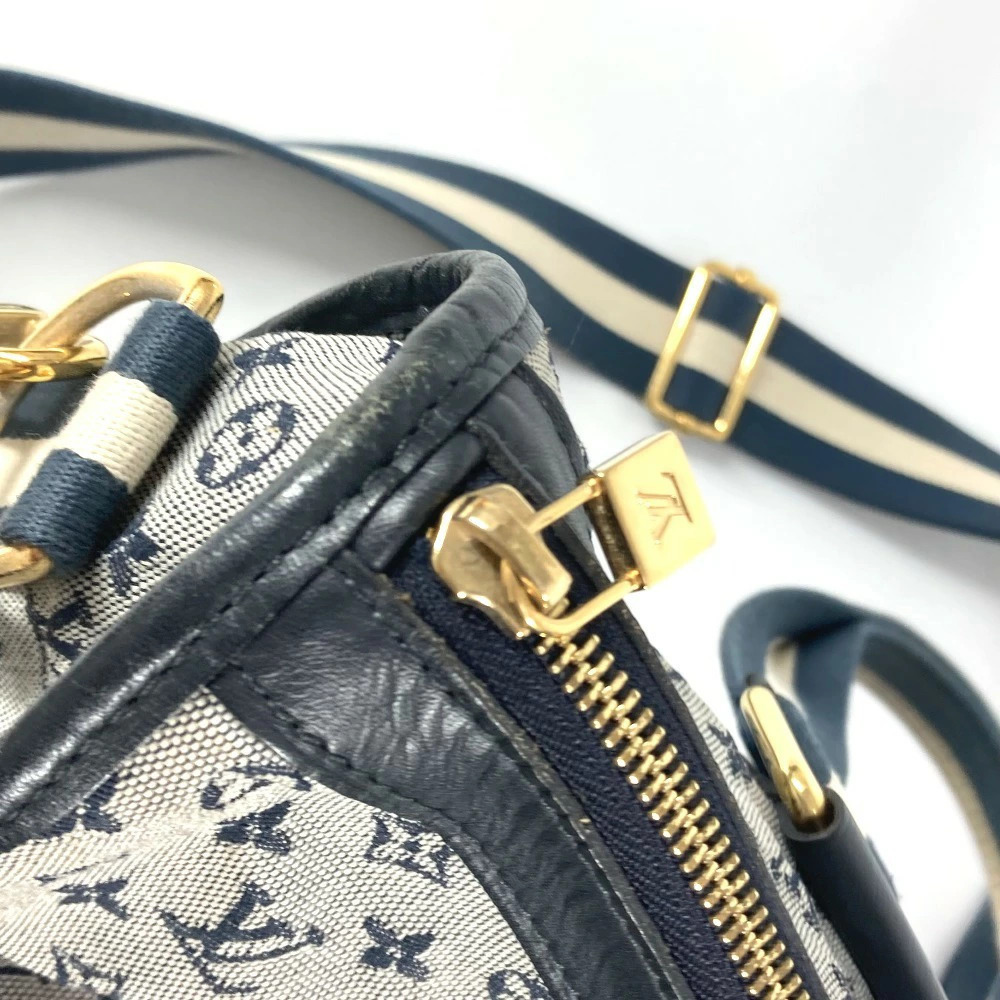 LOUIS VUITTON Sac Marie Kate Handbag Business Bag Shoulder Tote Navy Blue - Picture 13 of 15